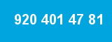920 401 47 81